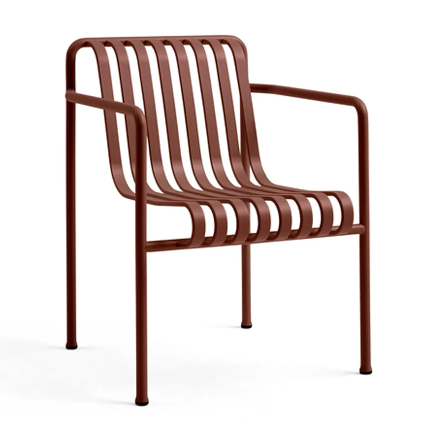 HAY Palissade Dining karmstol Iron red