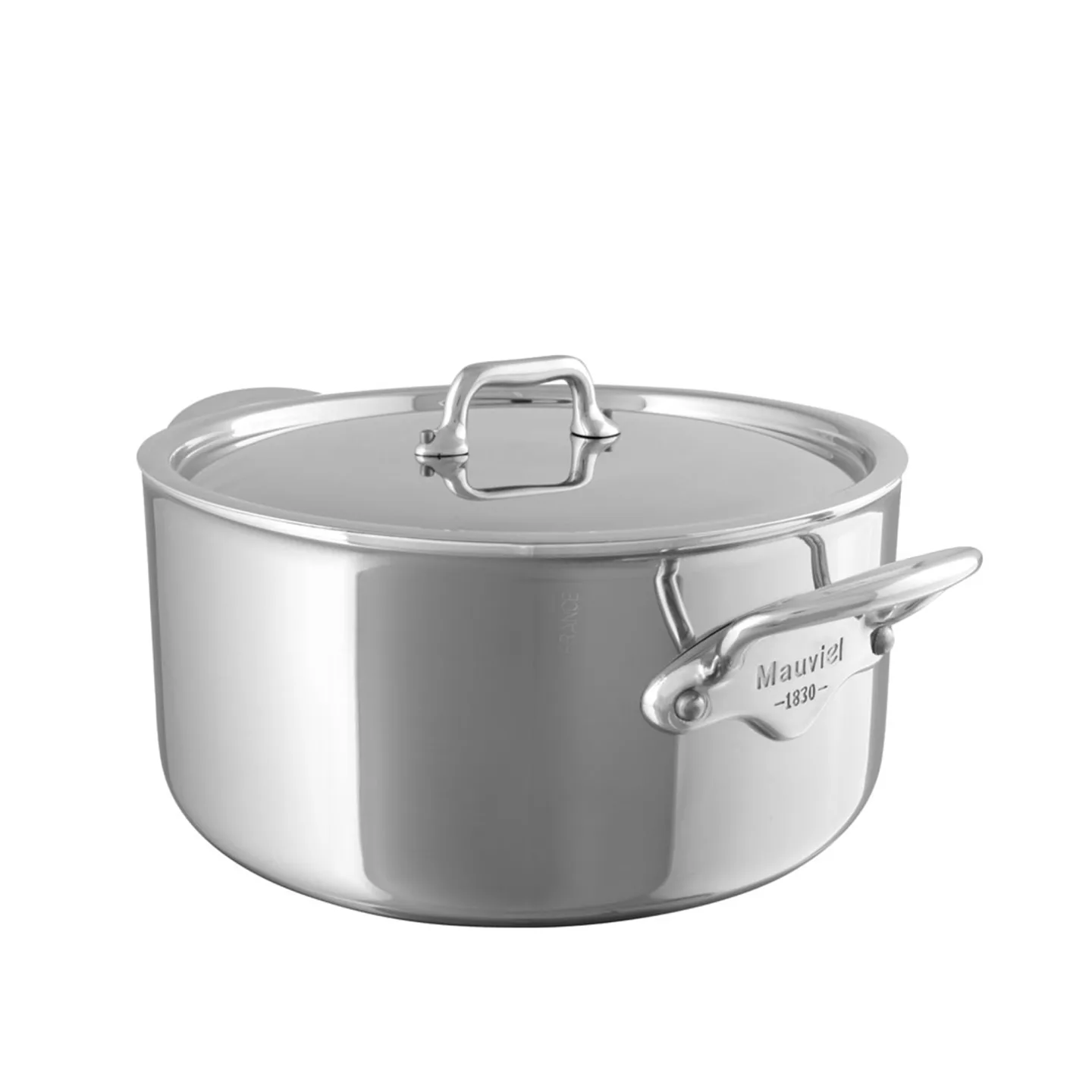 Mauviel - Pot With Lid Cook Style Steel - 5,9 L - Grytor och kastruller