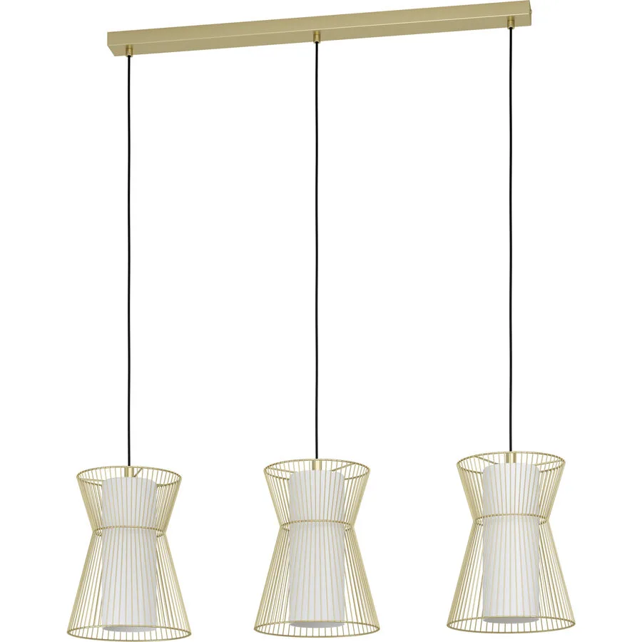 Eglo Pendellampe Maseta Gold Stahl 22.5 cm 110 cm - Farbe: goldfarben
