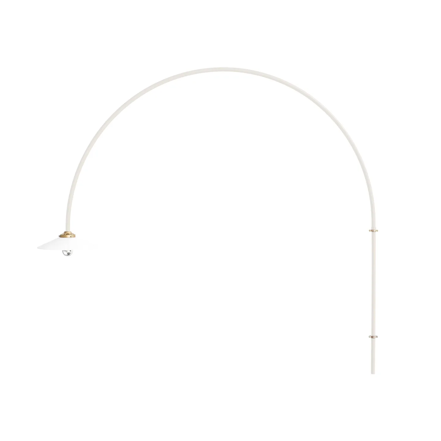 Valerie Objects - Hanging Lamp N°3 Ivory - Vägglampor - Muller Van Severen - Beige,Vit - Glas/Metall