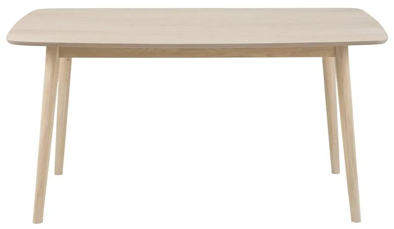 Naila Esszimmertisch 80 x 150 cm Eiche Dekor weiss gelaugt.