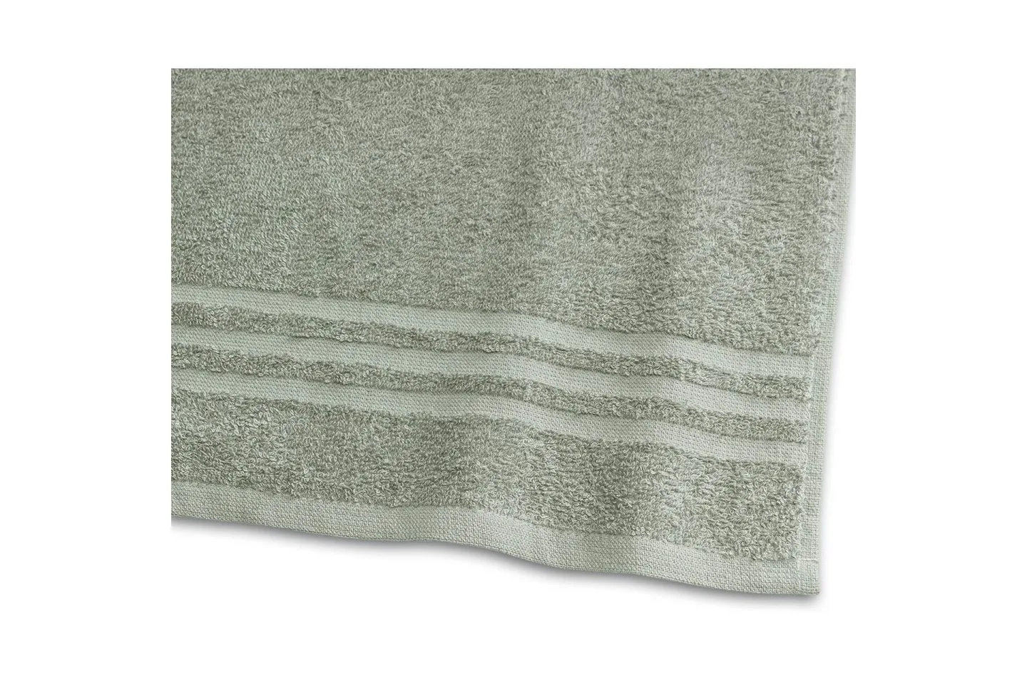Duschhandduk Basic Frotté 65 x 130 cm - Grön