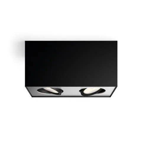 Philips - Box 2 - Spotlight - Svart
