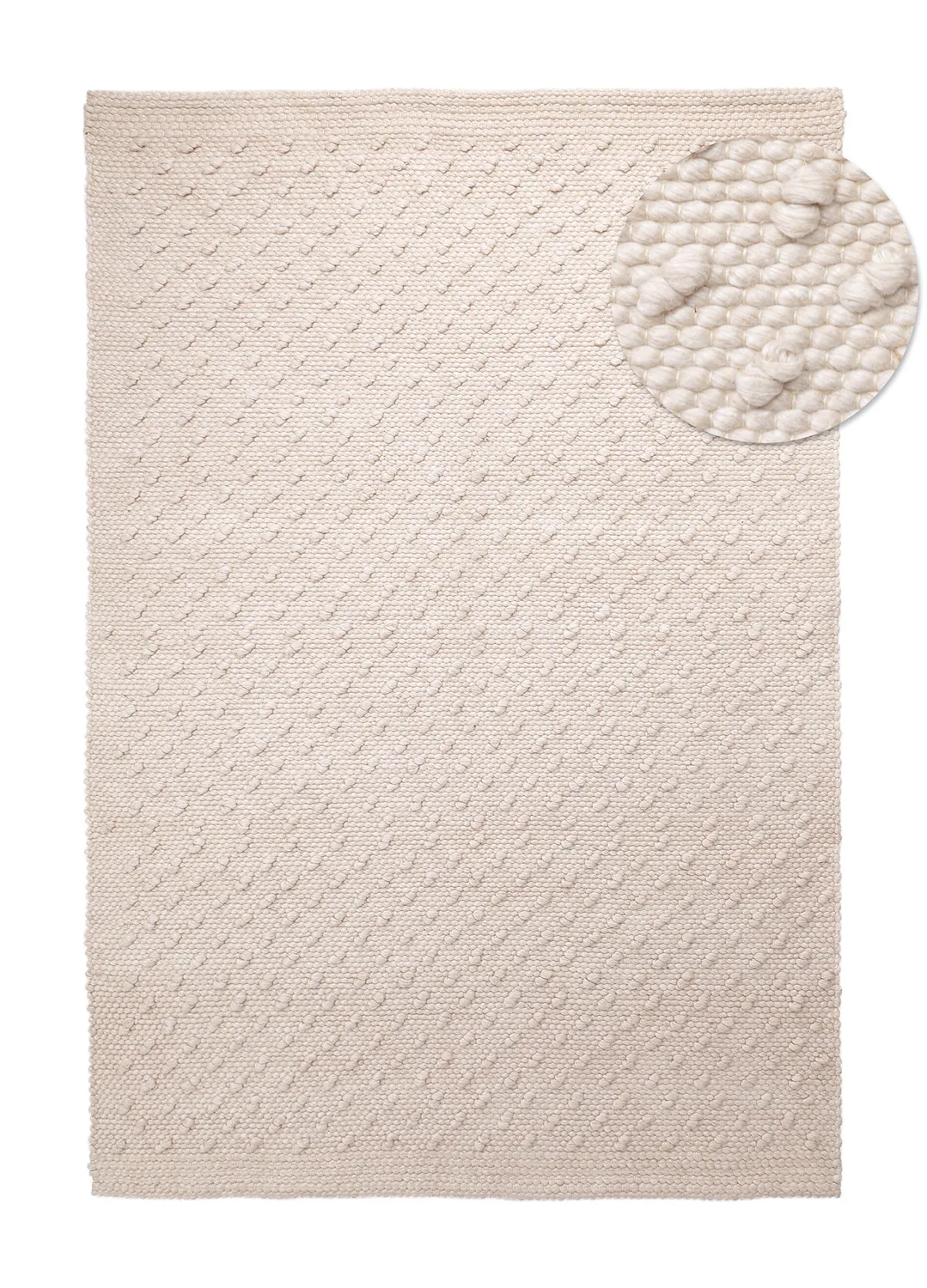 Innendørs/Utendørs tepper - Todi Wool Look (krem) (Størrelse: 80 x 150 cm)