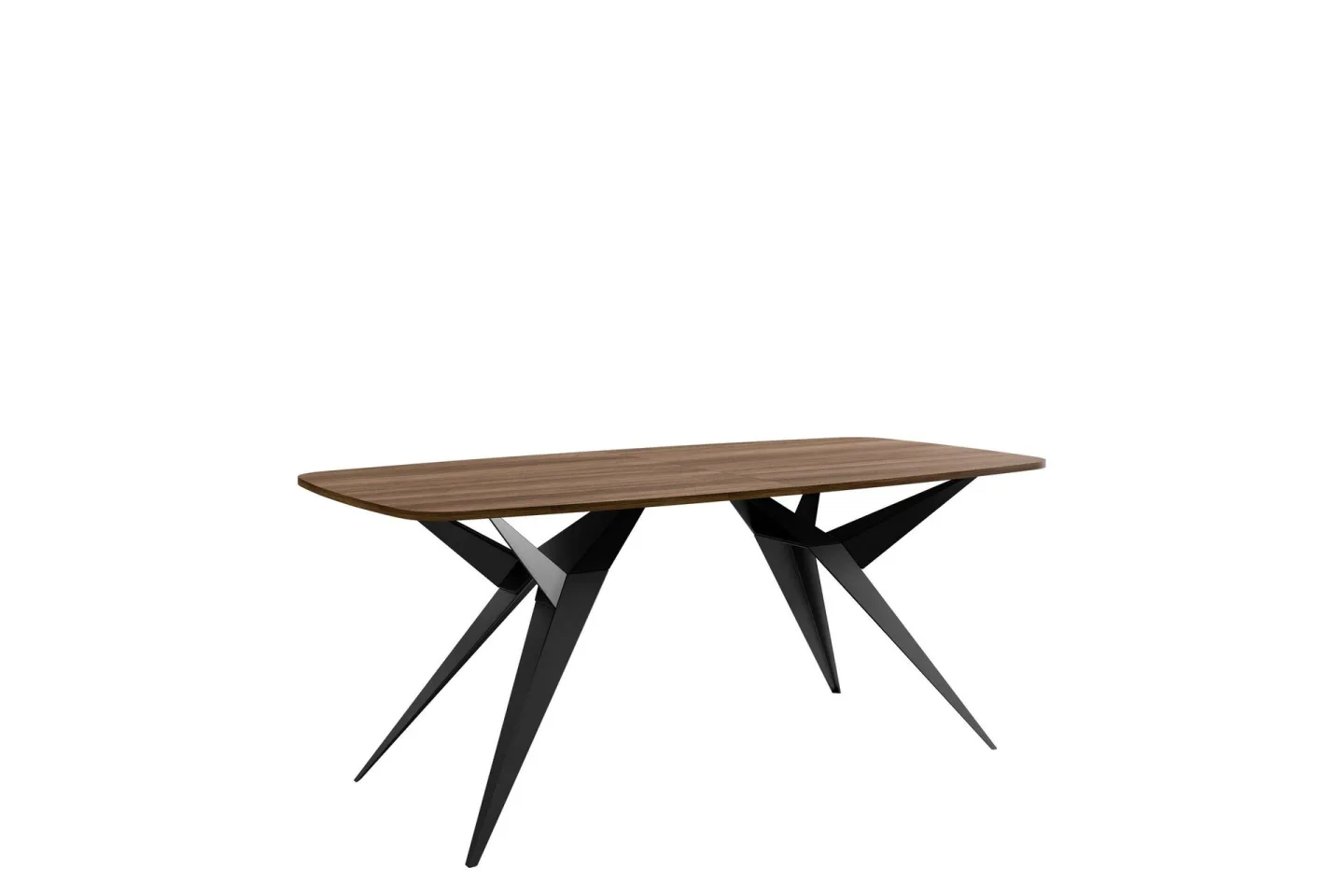 Elvora Matbord 160 cm Rektangulär - Brun/Svart