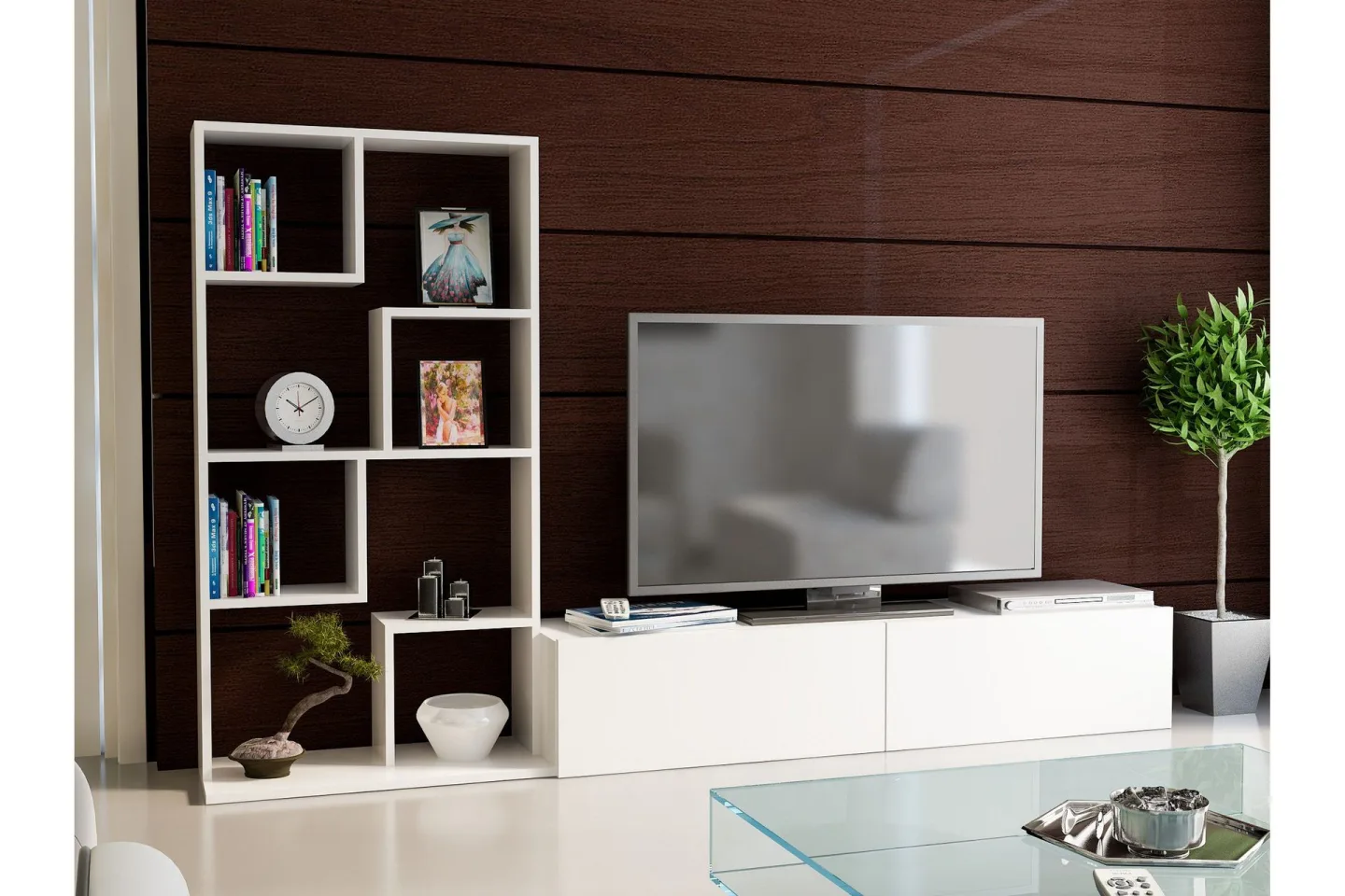 Decorotika Tv-bänk - Vit