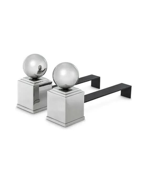 Viviers andiron nickel 2-pak