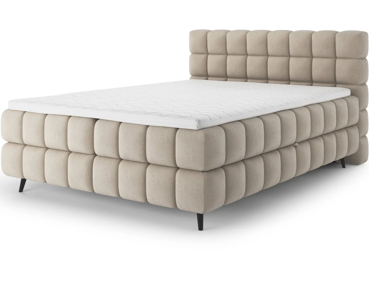 Sabeno Sängpaket Bubblig Kontinentalsäng med förvaring 160x200 cm - Calmora 18