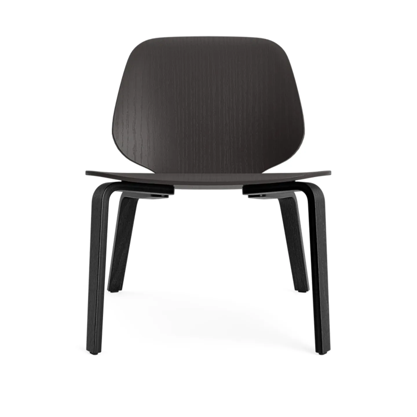 Normann Copenhagen - My Chair Lounge Wood Black - Fåtöljer - Nicholai Wiig Hansen - Svart - Trä