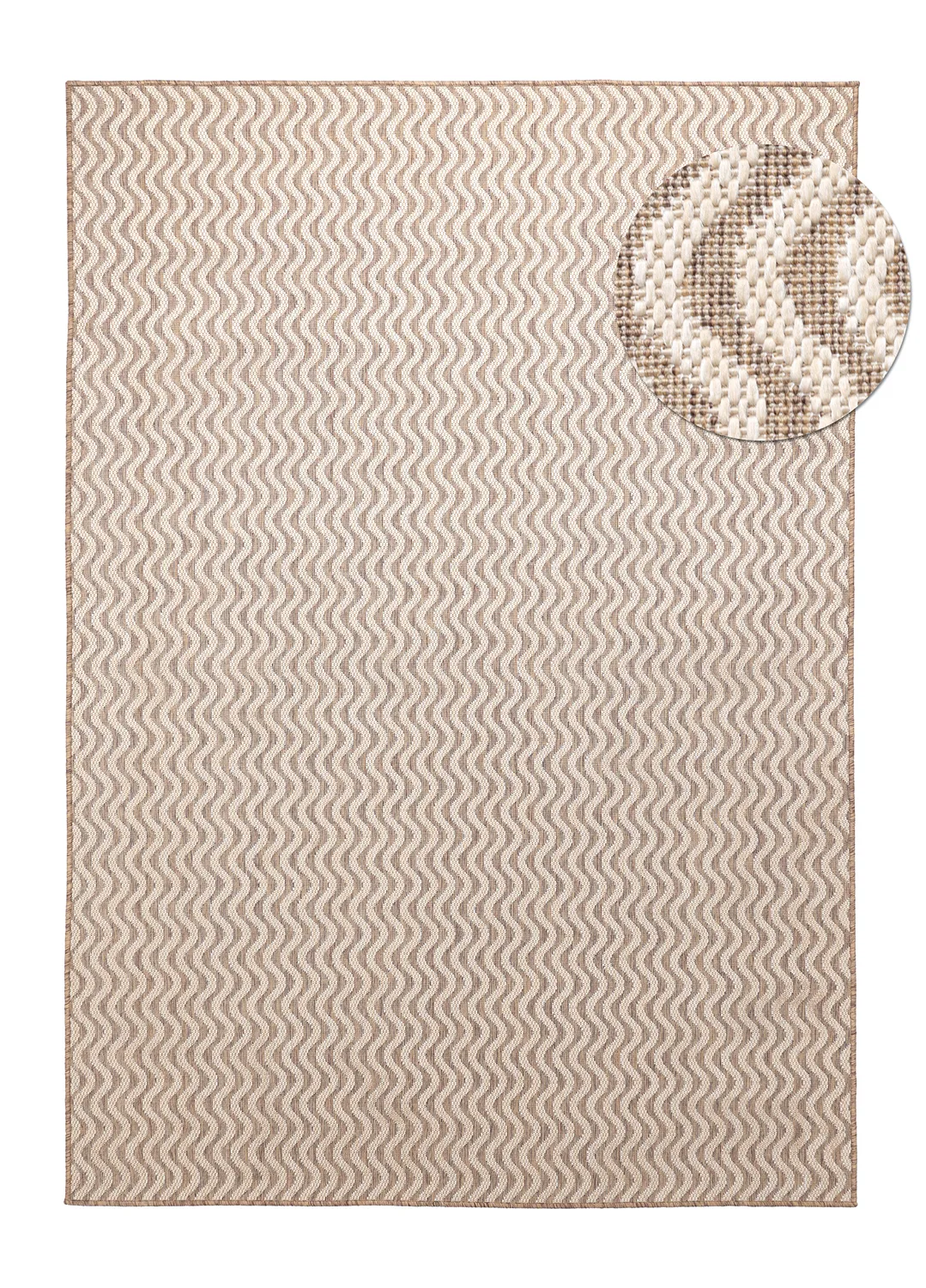 Innendørs/Utendørs tepper - Tracino (brun) (Størrelse: 80 x 150 cm)