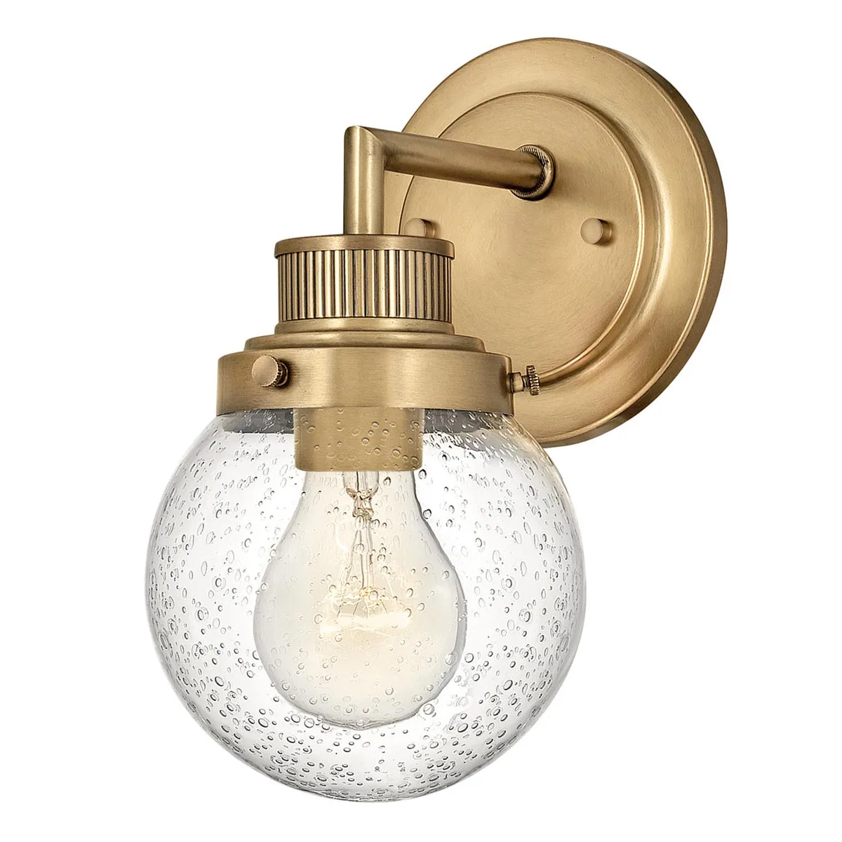 Elstead Lighting - Poppy Ø13 - Badrumslampa - Antik mässing