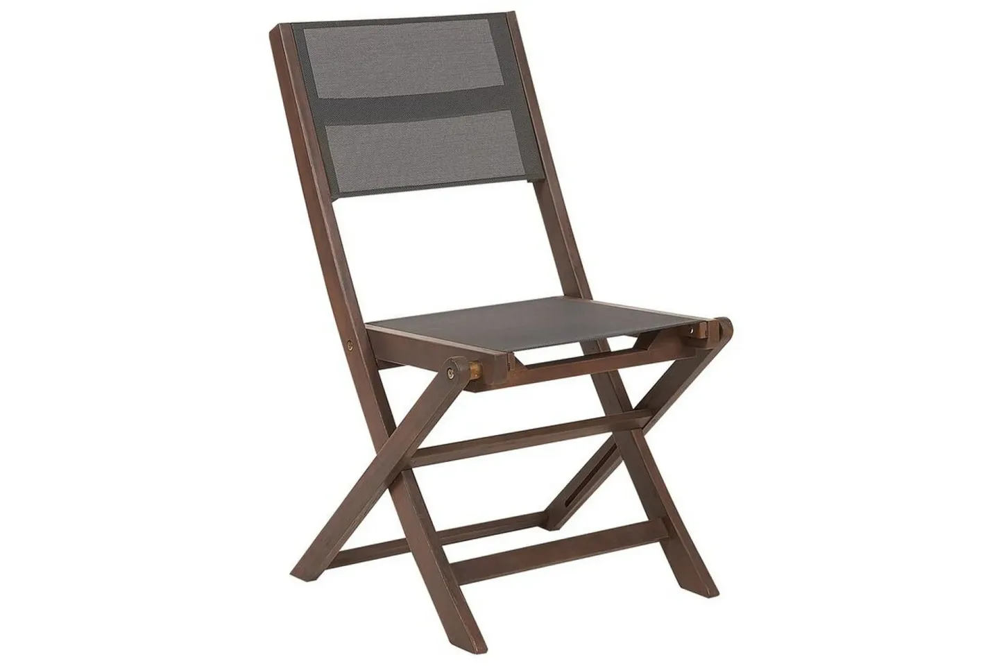 Kettelle Klappstol Utomhus 57x50x90 cm - Mörkbrun/Grå