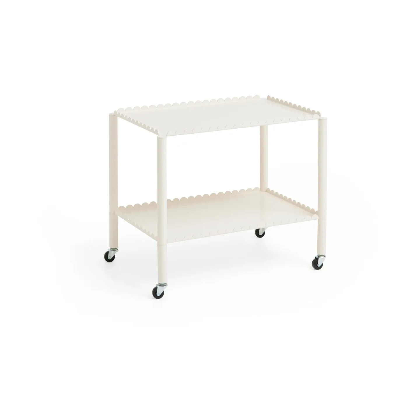 HAY Arcs Trolley Low Servierwagen Eggshell