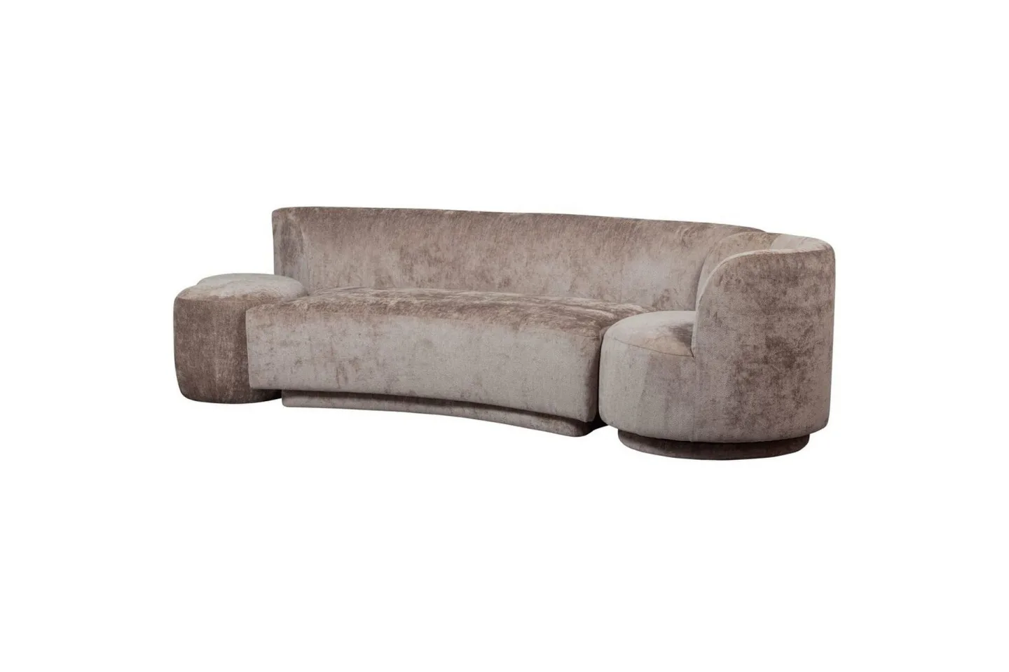 Soffgrupp Kombi-Populär med Pouf - Taupe
