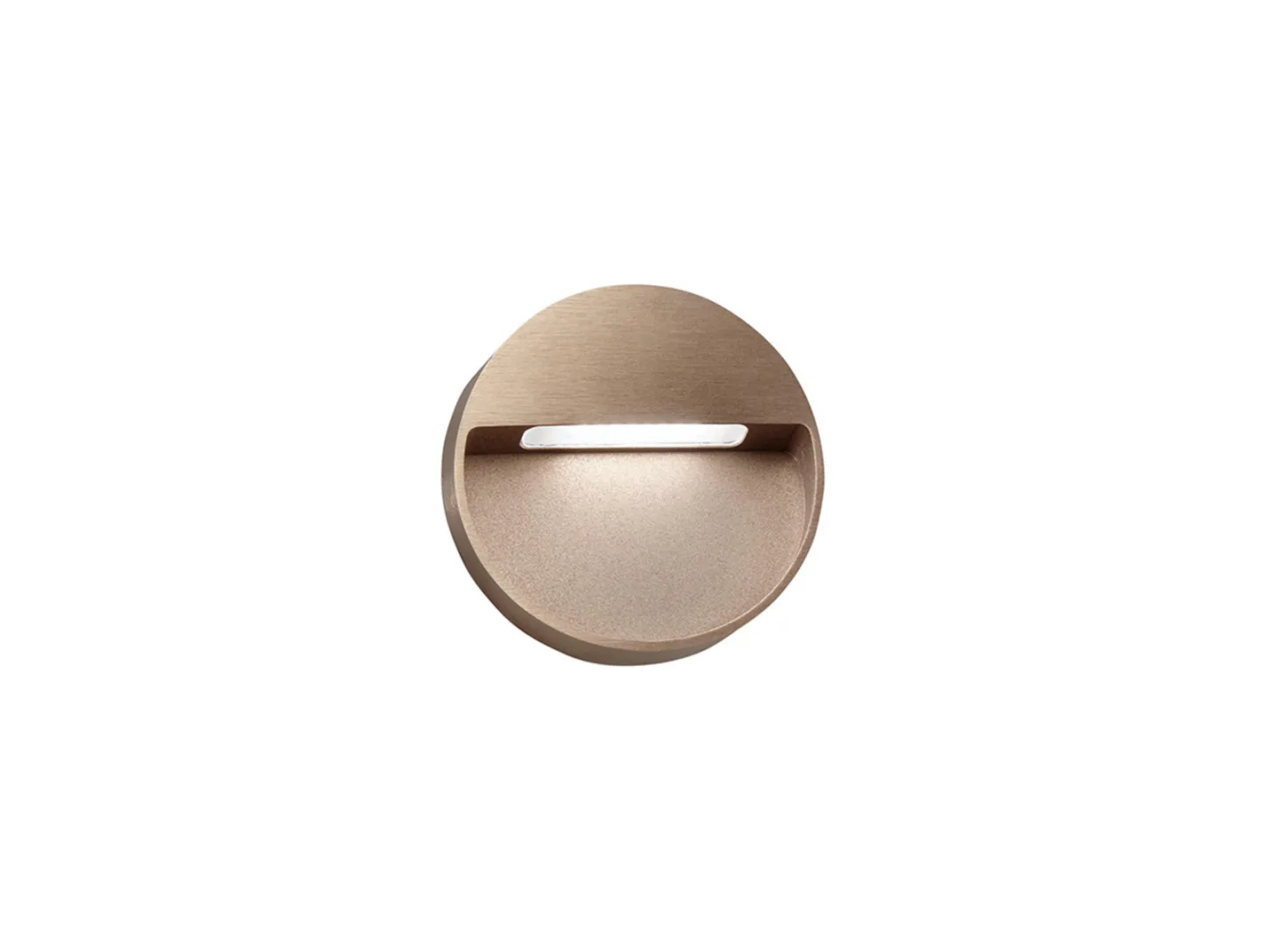 Serious 3 Wandleuchte IP54 2700K Rose Gold - LIGHT-POINT - Terrasse - Aluminium