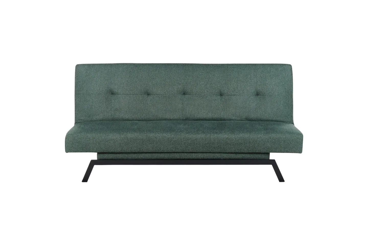 Tripta Bäddsoffa 3-sits - Svart/Grön