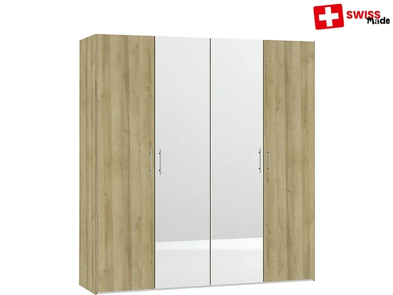 Drehtürenschrank AROSA eiche 4 Türen