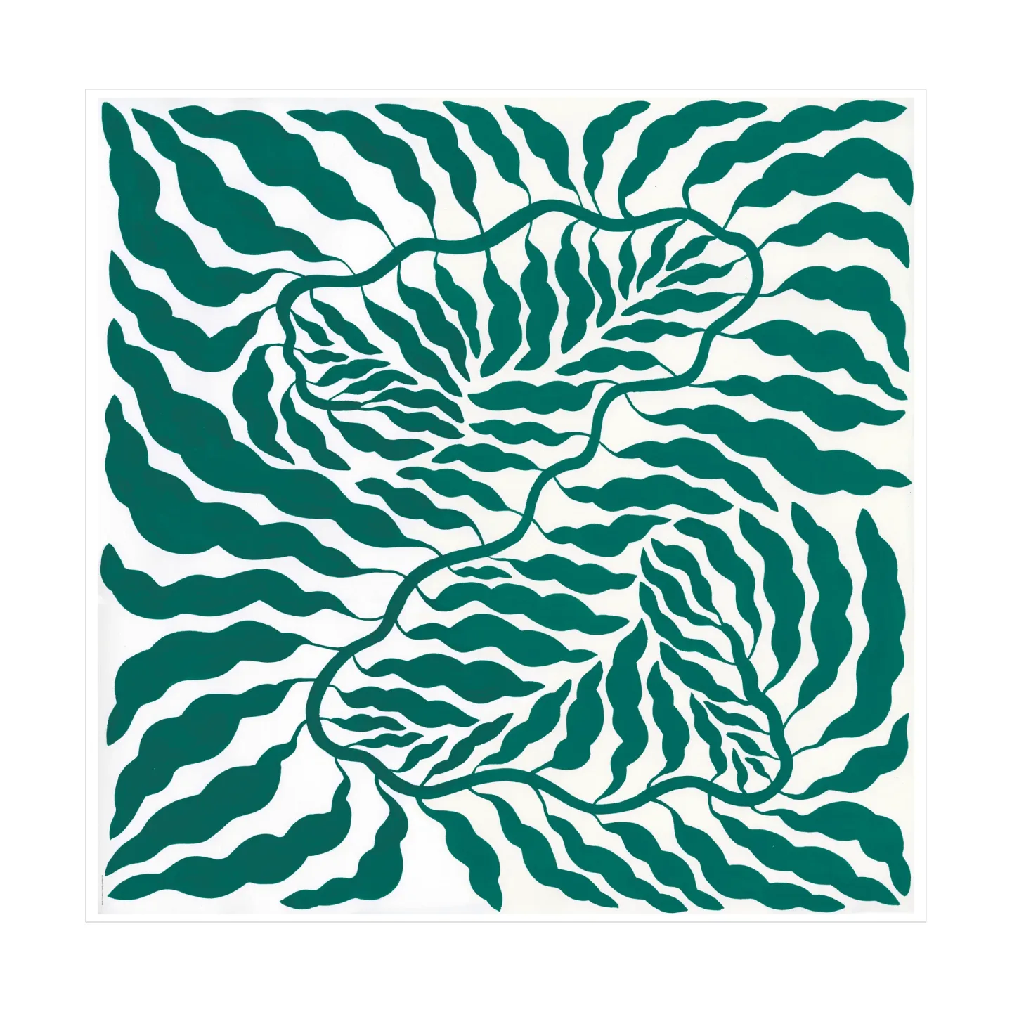 Fine Little Day Green Poster 70x70 cm