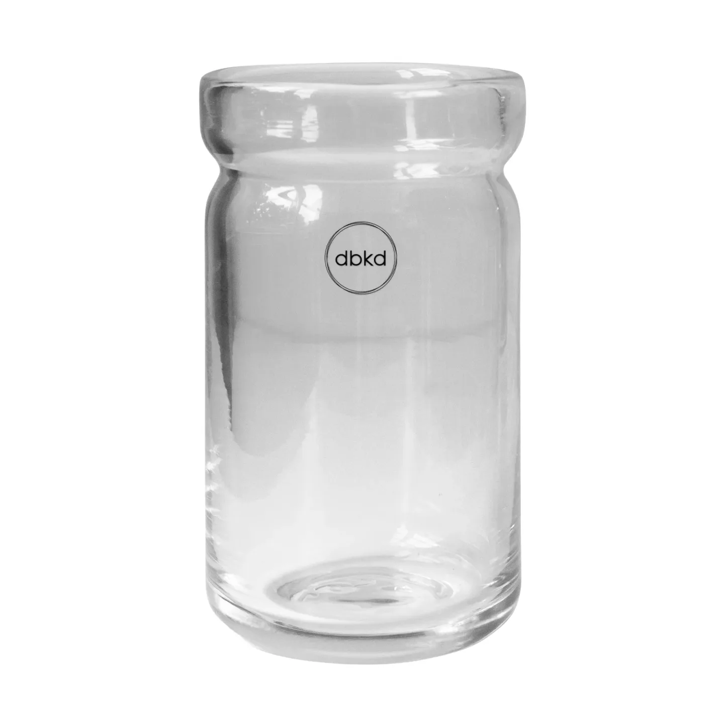 DBKD Neck vas Clear, Ø8x15 cm