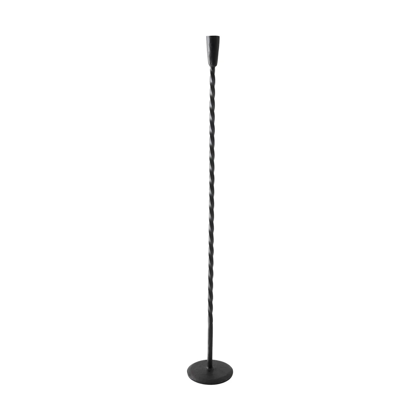 Tell Me More Twist golvljusstake 80 cm Svart