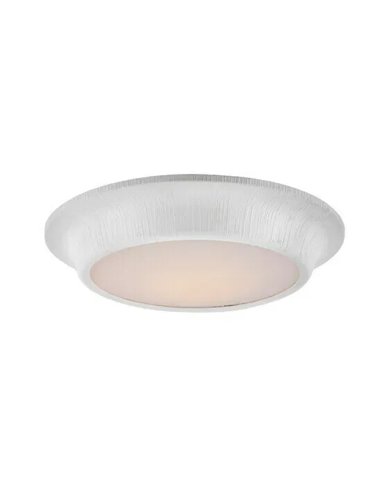 Utopia Large Flush Mount Plaster White