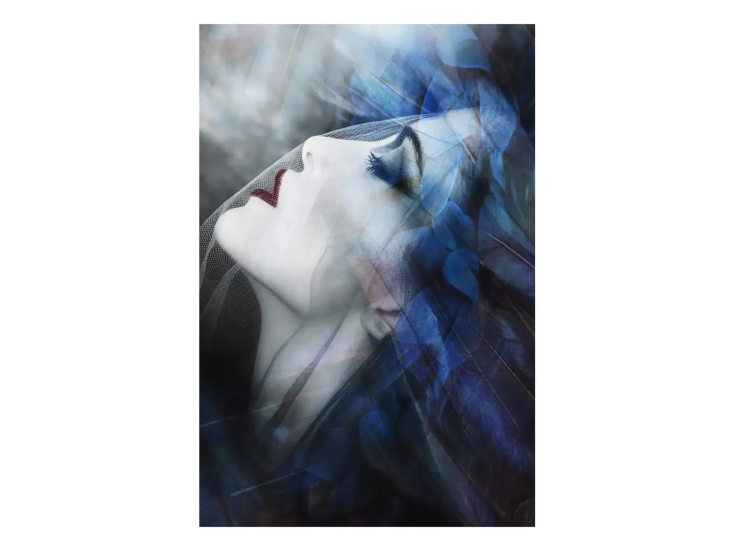 image LAND Bild Frau mit Schleier B: 80 cm | Schubiger Möbel
