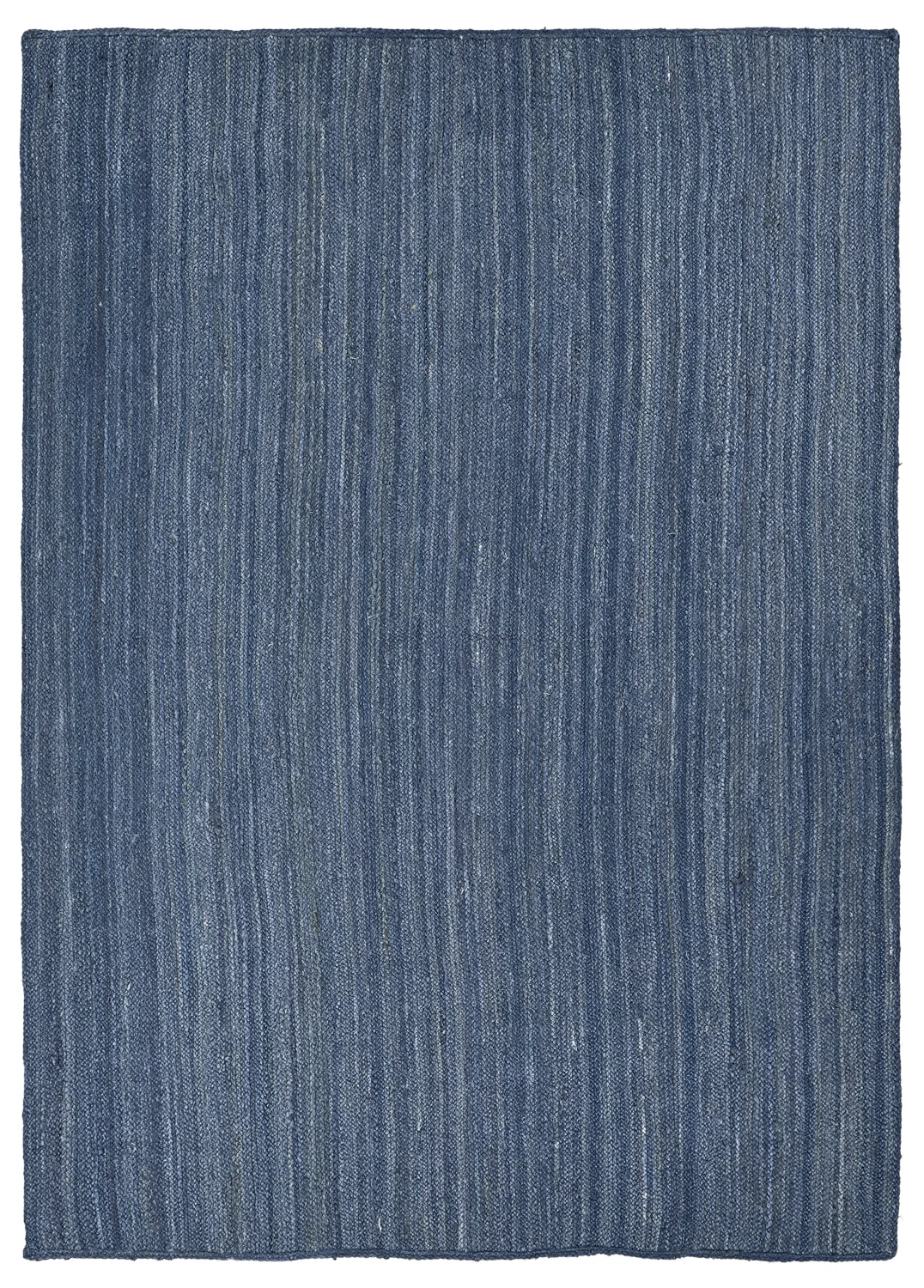 Juteteppe - Amasia (blå) (Størrelse: 160 x 230 cm)