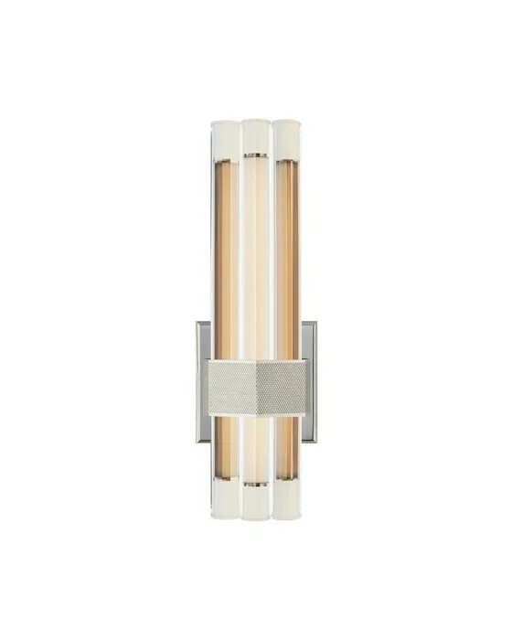 Fascio 14" Asymmetric Sconce Polished Nickel