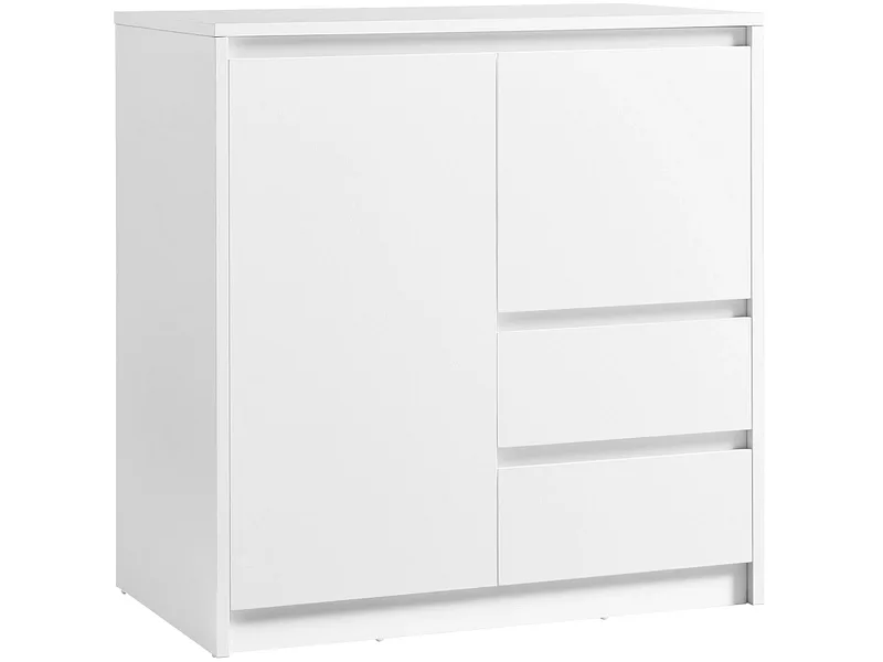 Kommode SONGMICS TOBAP 2 Türen 2 Schubladen 40x70x85cm weiss