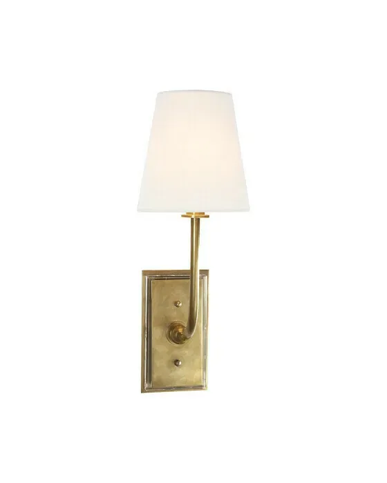 Hulton Sconce Antique Brass