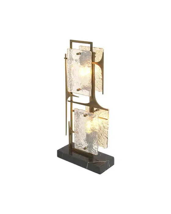 Zeno Table Lamp Antique Brass