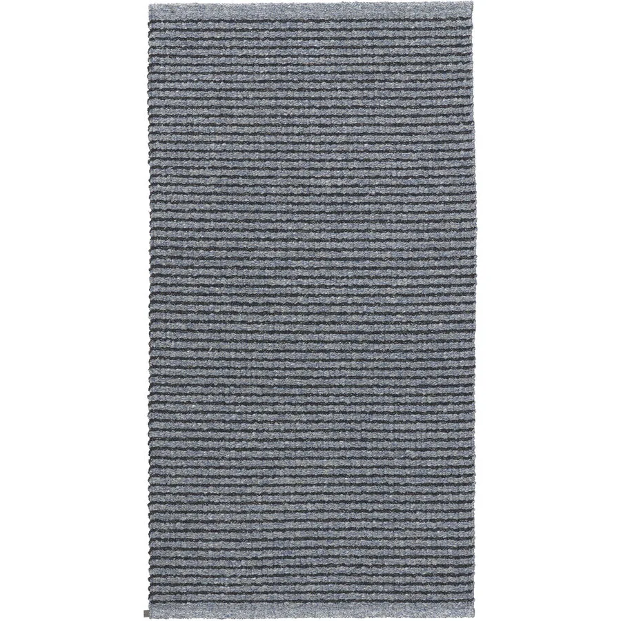 HORREDSMATTAN Teppich Vera blau Streifen Mischgewebe 70 x 400 cm