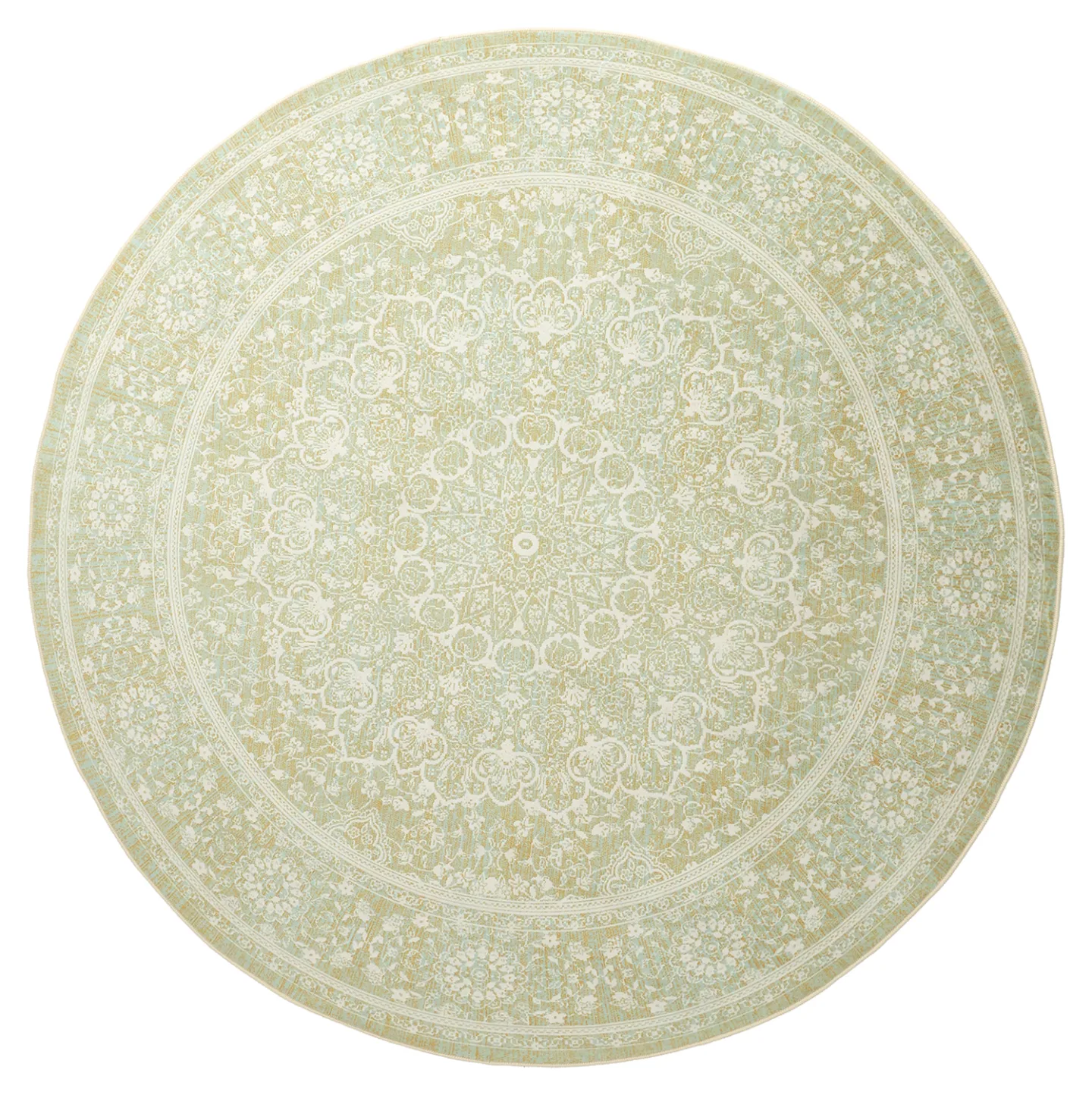 Runde tepper - Vivian (beige) (Størrelse: Ø 160 cm)