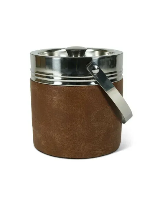 Travel Ice Bucket Leather