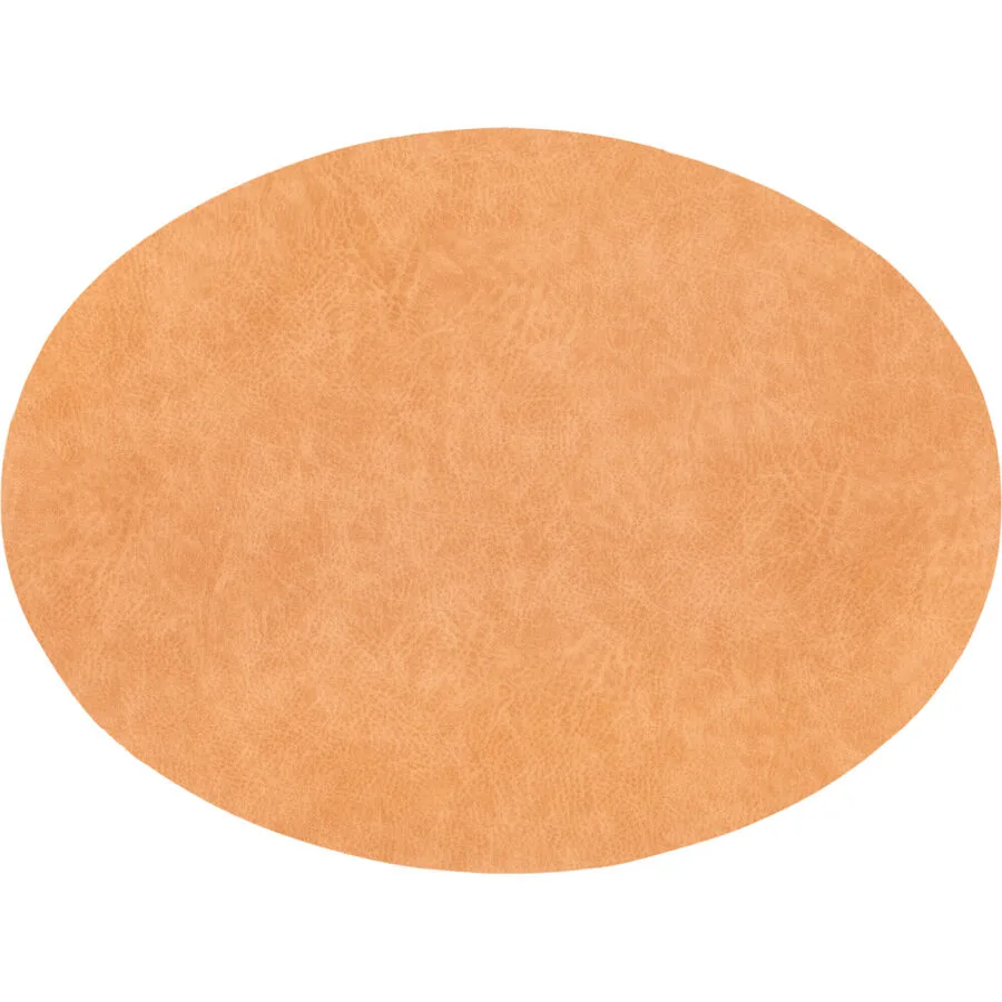 ZICZAC Tischset Troja Orange Kunstleder 33 x 45 cm