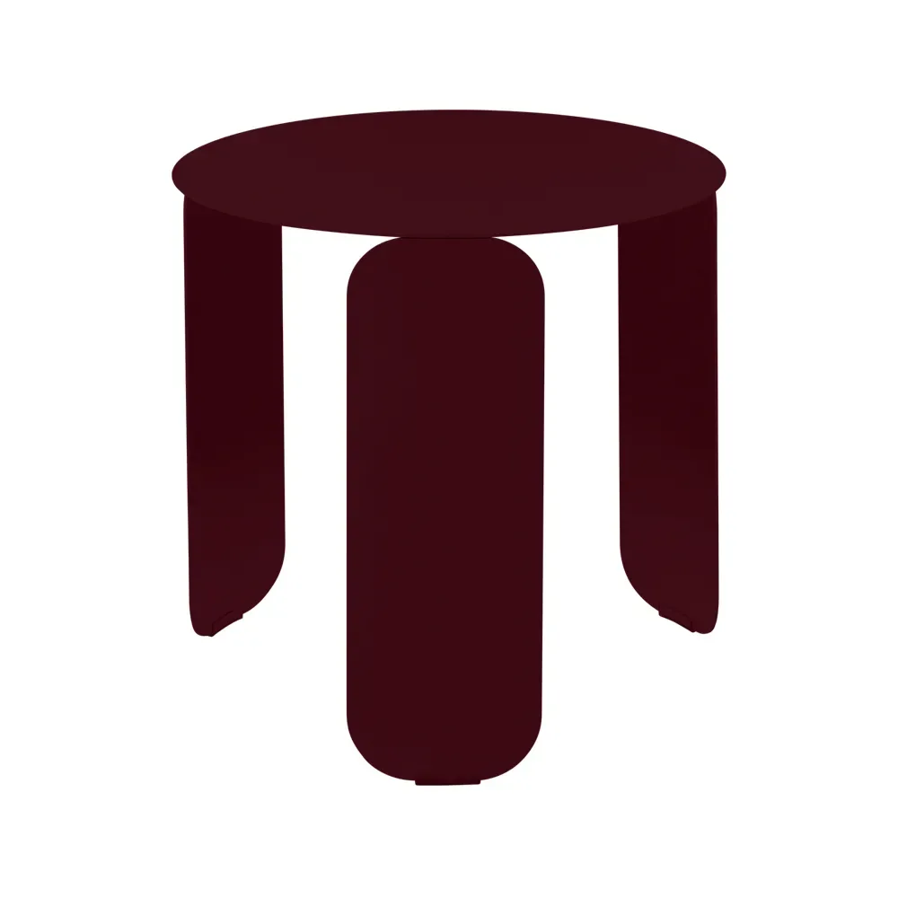 Fermob Bebop Ø45 bord lågt Black cherry (vinröd)