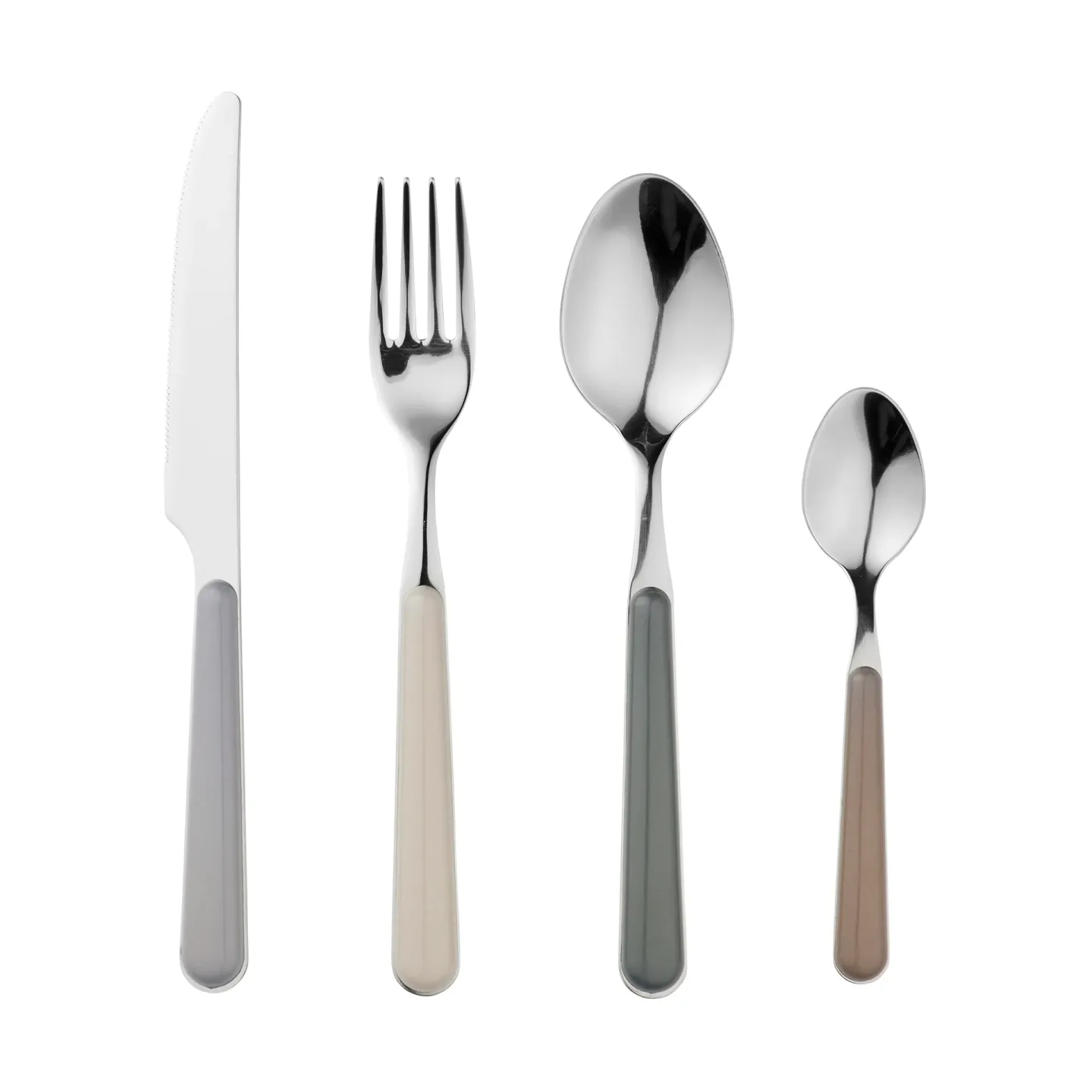 Broste Copenhagen Marstal Besteckset, 8-teilig Grey tones