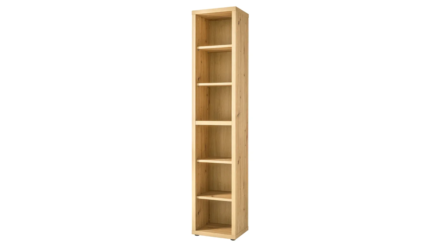 Bücherregal Artisan Eiche 45 x 215 cm 6 Ablagefächer - RILEGA