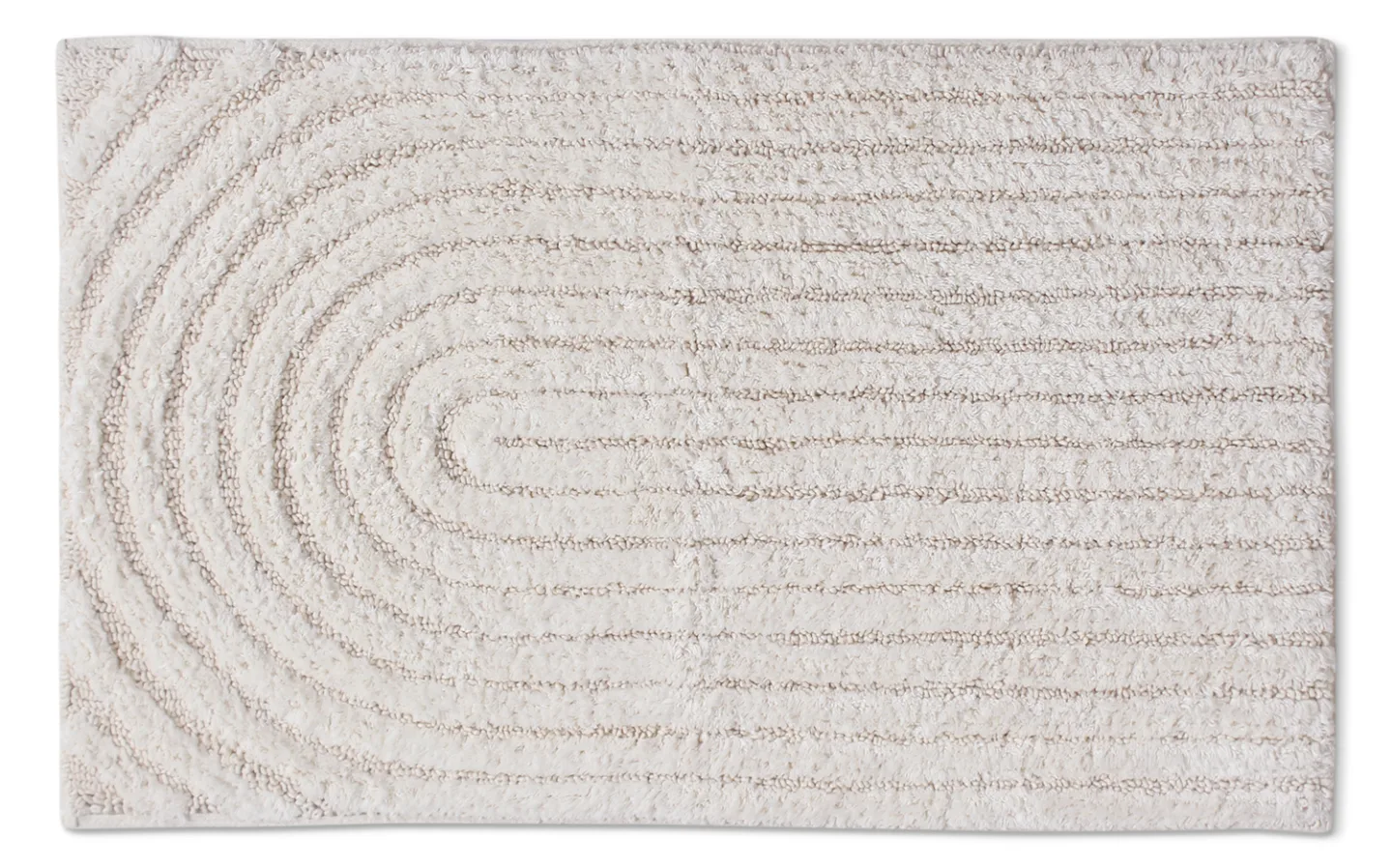 Baderomsmatte - Evena (off-white) (Størrelse: 50 x 80 cm)