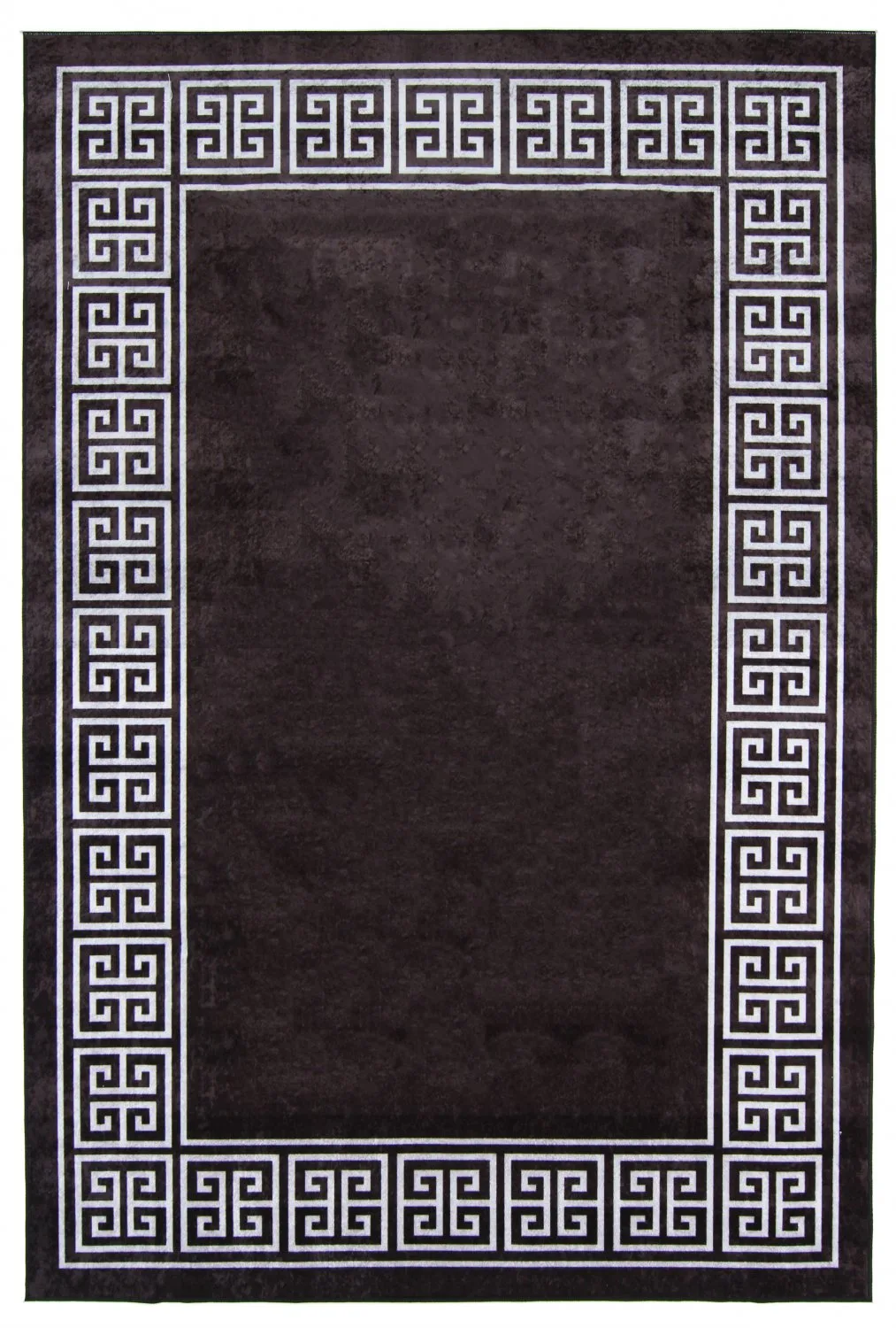 Wilton-teppe - Kuba (sort/hvit) (Størrelse: 160 x 230 cm)