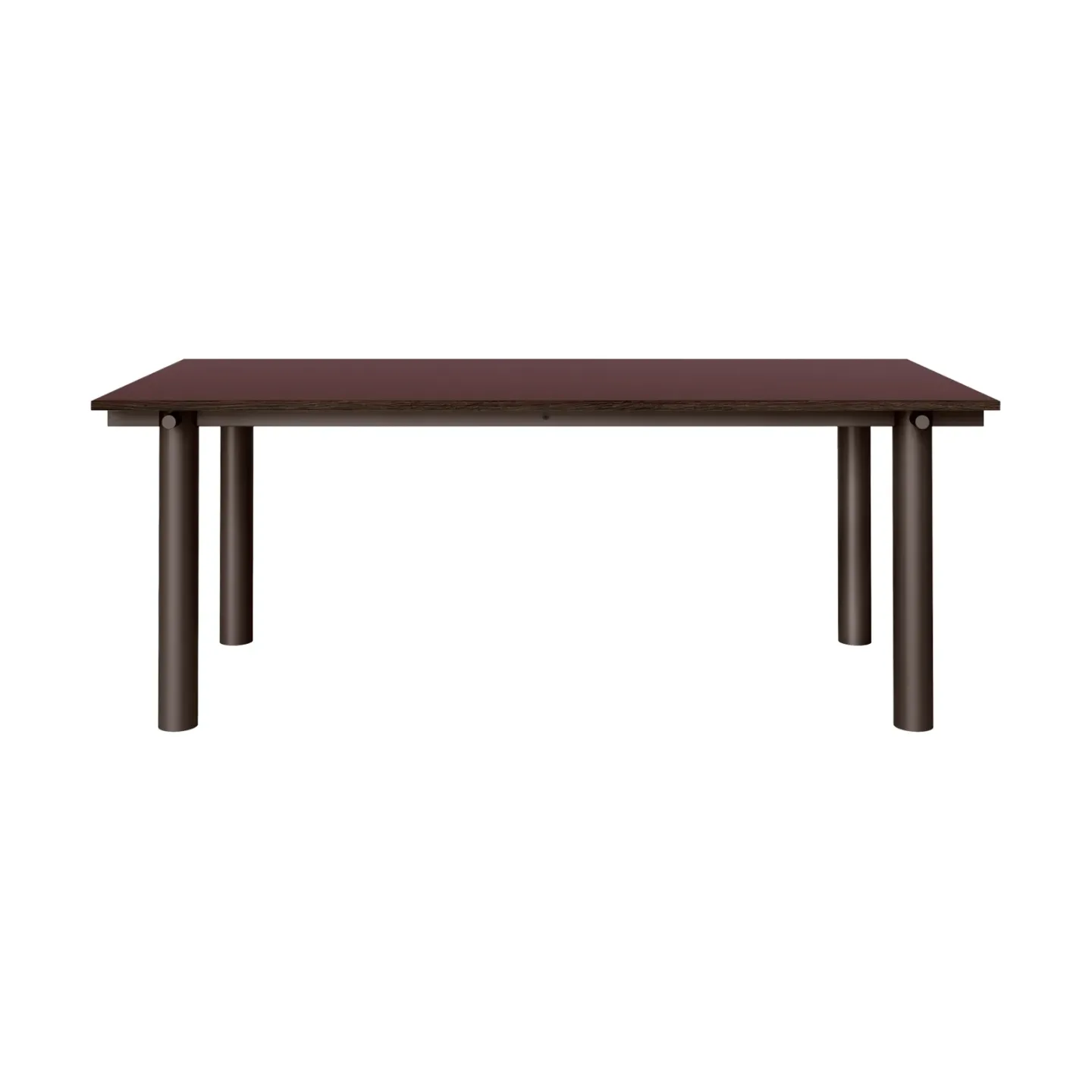 Ferm Living Atura Esstisch Dark chocolate-burgundy, 90x200 cm