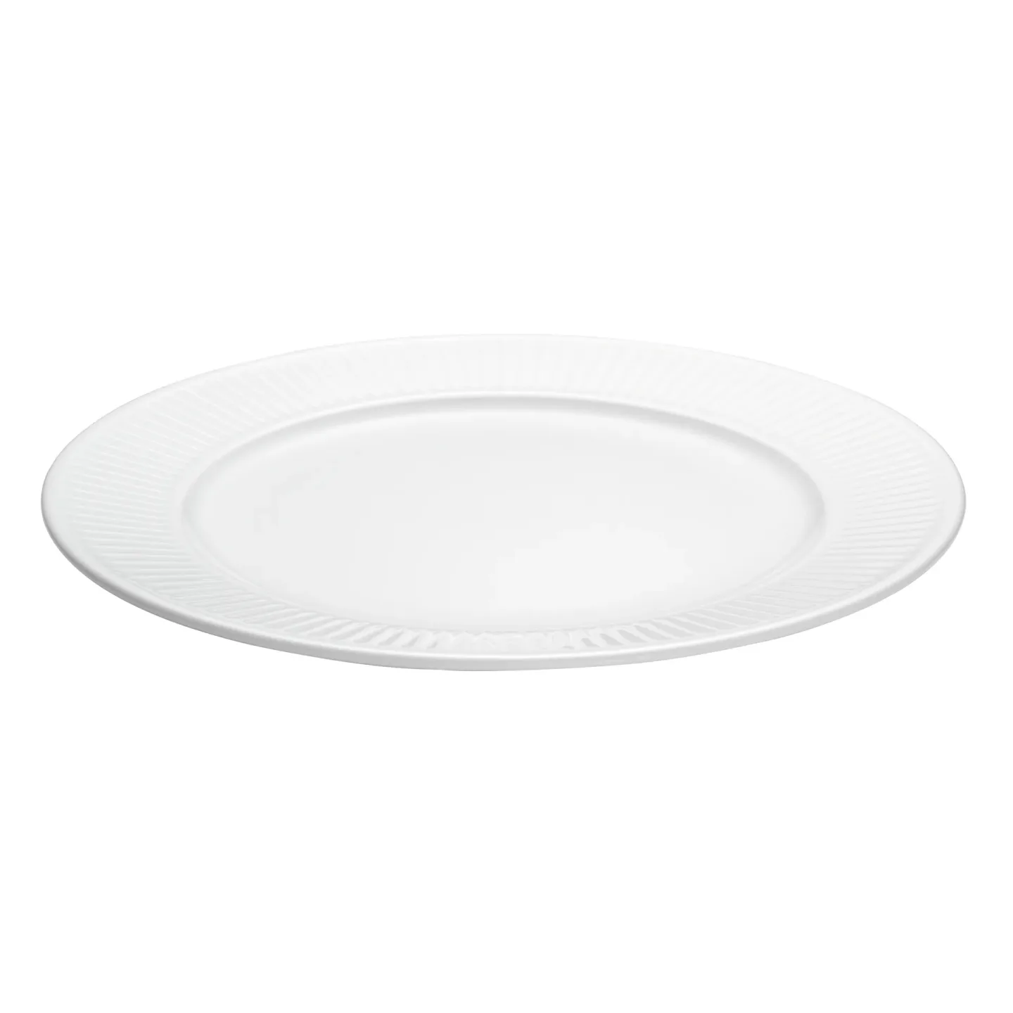 Pillivuyt Plissé tallrik Ø 26 cm Vit