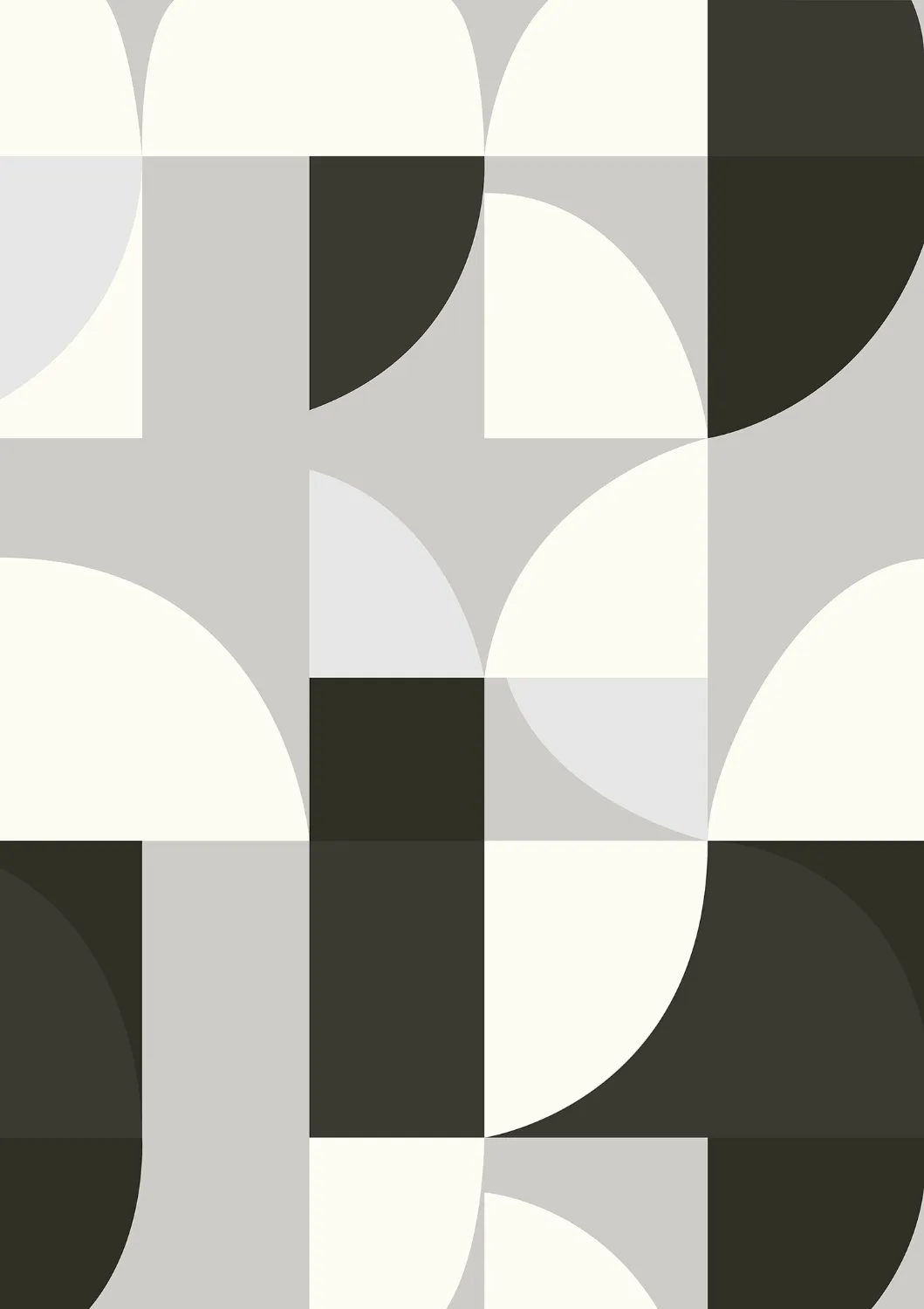 Wilton-teppe - Kalami (hvit/grå/svart) (Størrelse: 200 x 280 cm)