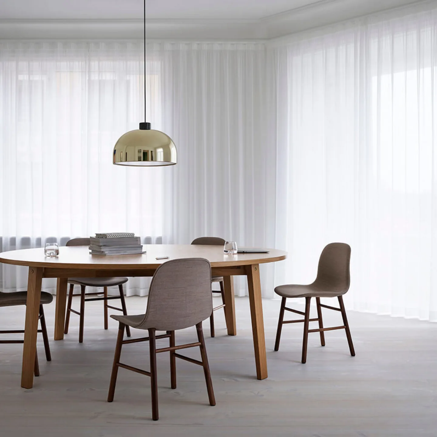 Grant Pendelleuchte Ø45 Schwarz - Normann Copenhagen - Wohnzimmer - Metall