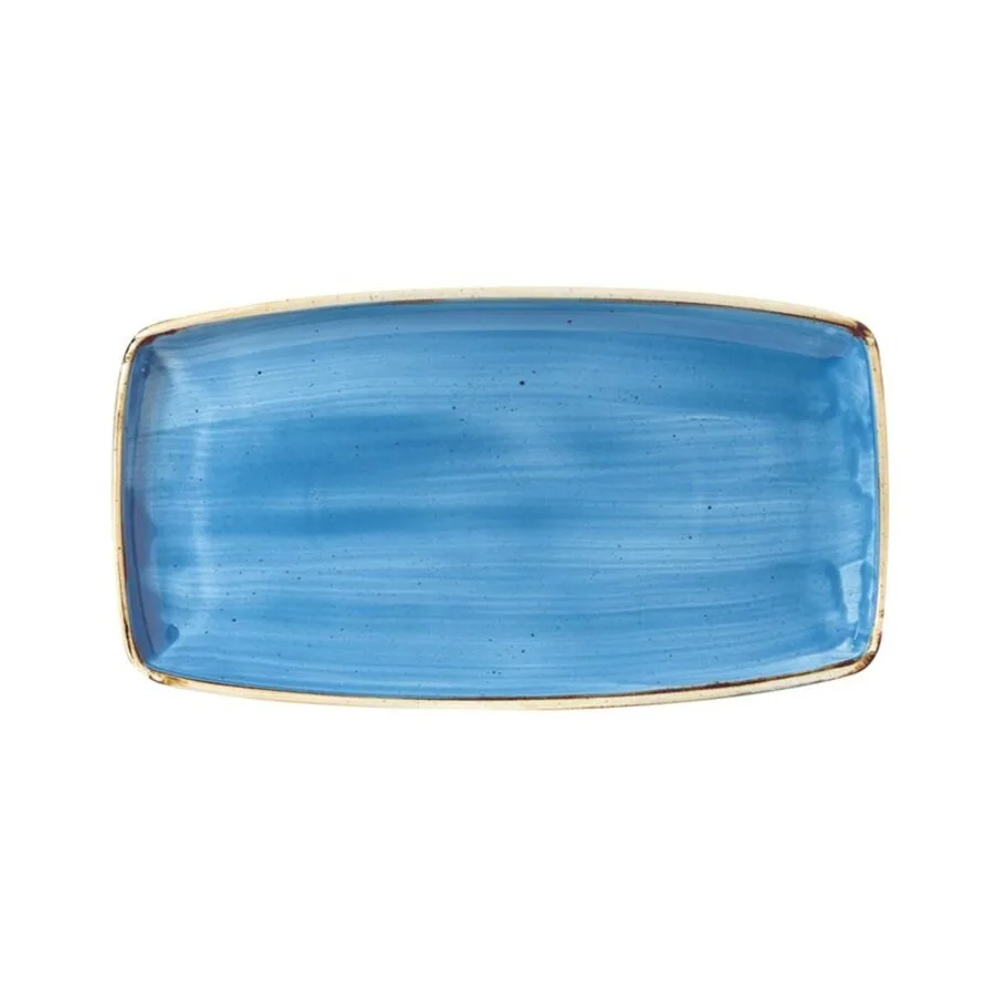 Churchill Platte Stonecast Blau Porzellan 14.5 cm 29.5 cm