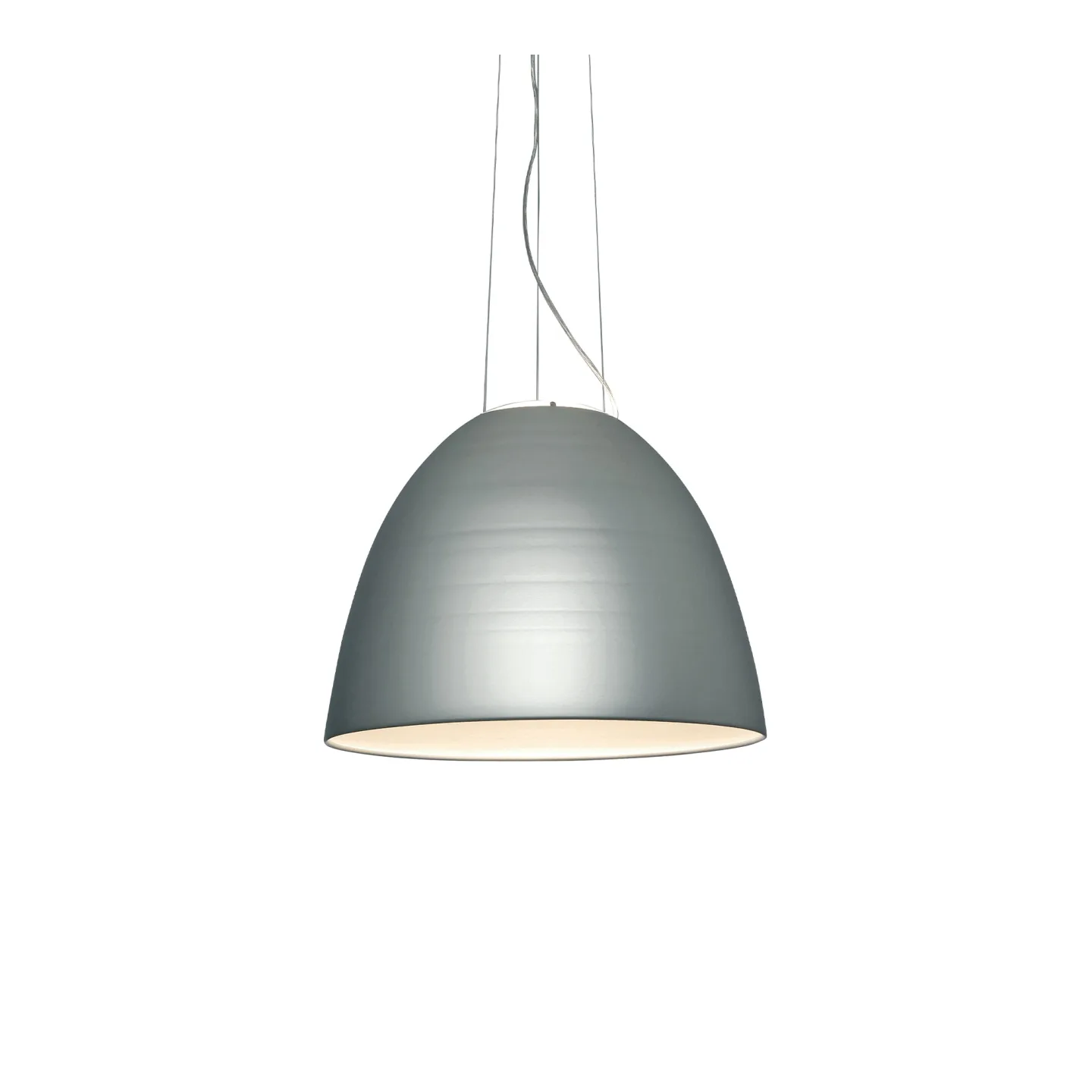 Artemide - Nur Led Pendellampa Aluminiumgrå - integrerad ljuskälla - Pendellampor - Ernesto Gismondi - Grå