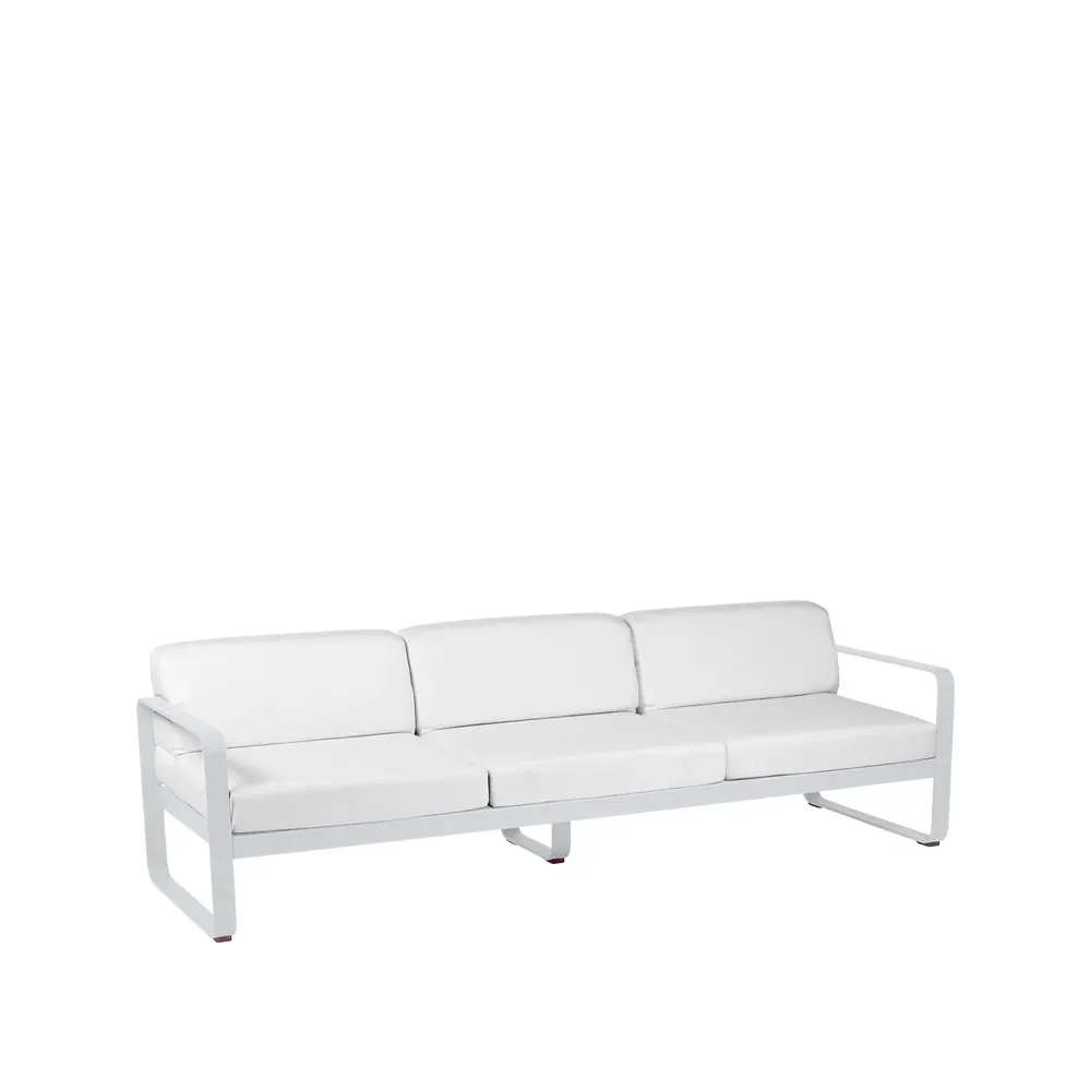 Fermob Bellevie soffa 3-sits Cotton white (vit), off-white dyna