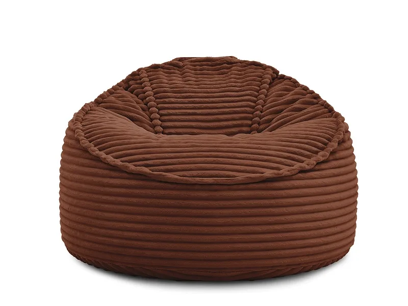Hocker BOBOCHIC SOCRATE 106x106x79cm cord-stoff orange