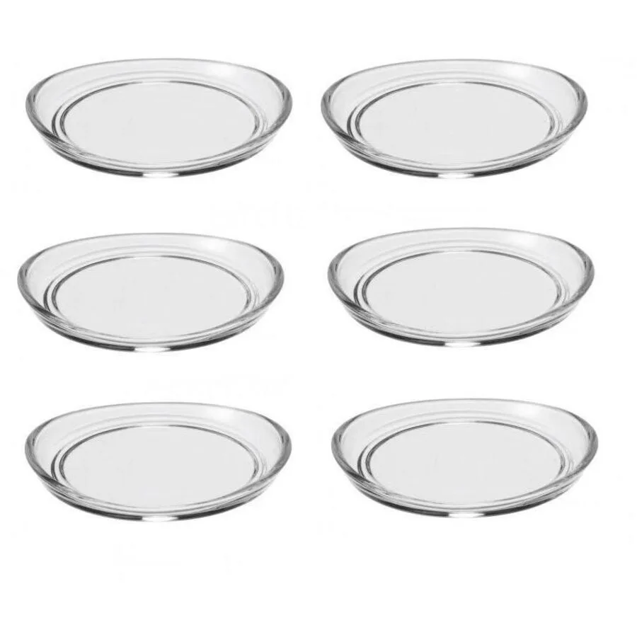 Kerzenteller-Set Leonardo Transparent Glas 11 cm