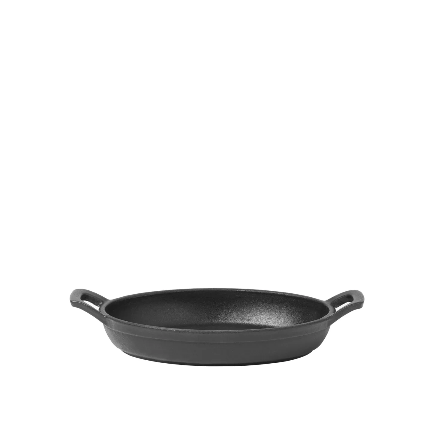 Pillivuyt - Garonne Mini Pan With 2 Handles Oval 0,68L - Stekpannor - Svart